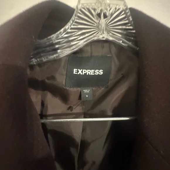 Express Dark Brown Coat - Picture 2 of 5